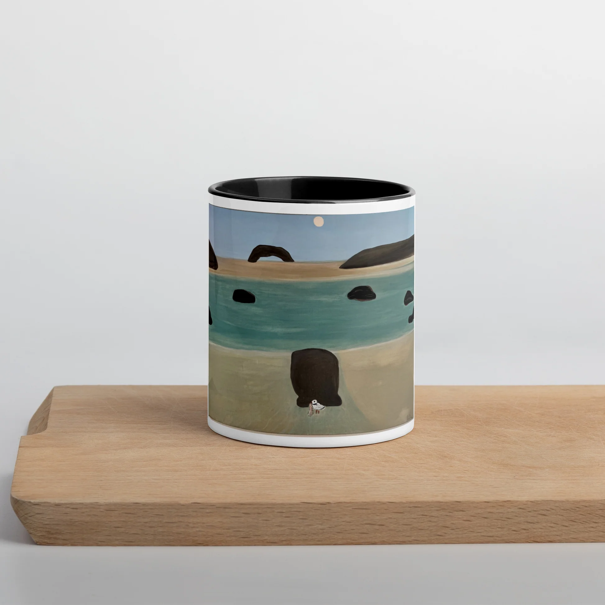 Finders, Keepers mug with color inside